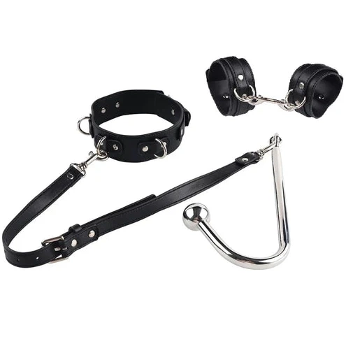 and Hook Elegant Collar Anal Beaded Cuffs with 5334 0630